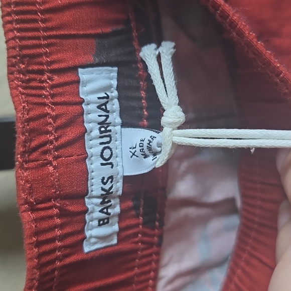 💕NWT Mens Banks Journal Boardshorts in XL - Picture 7 of 9